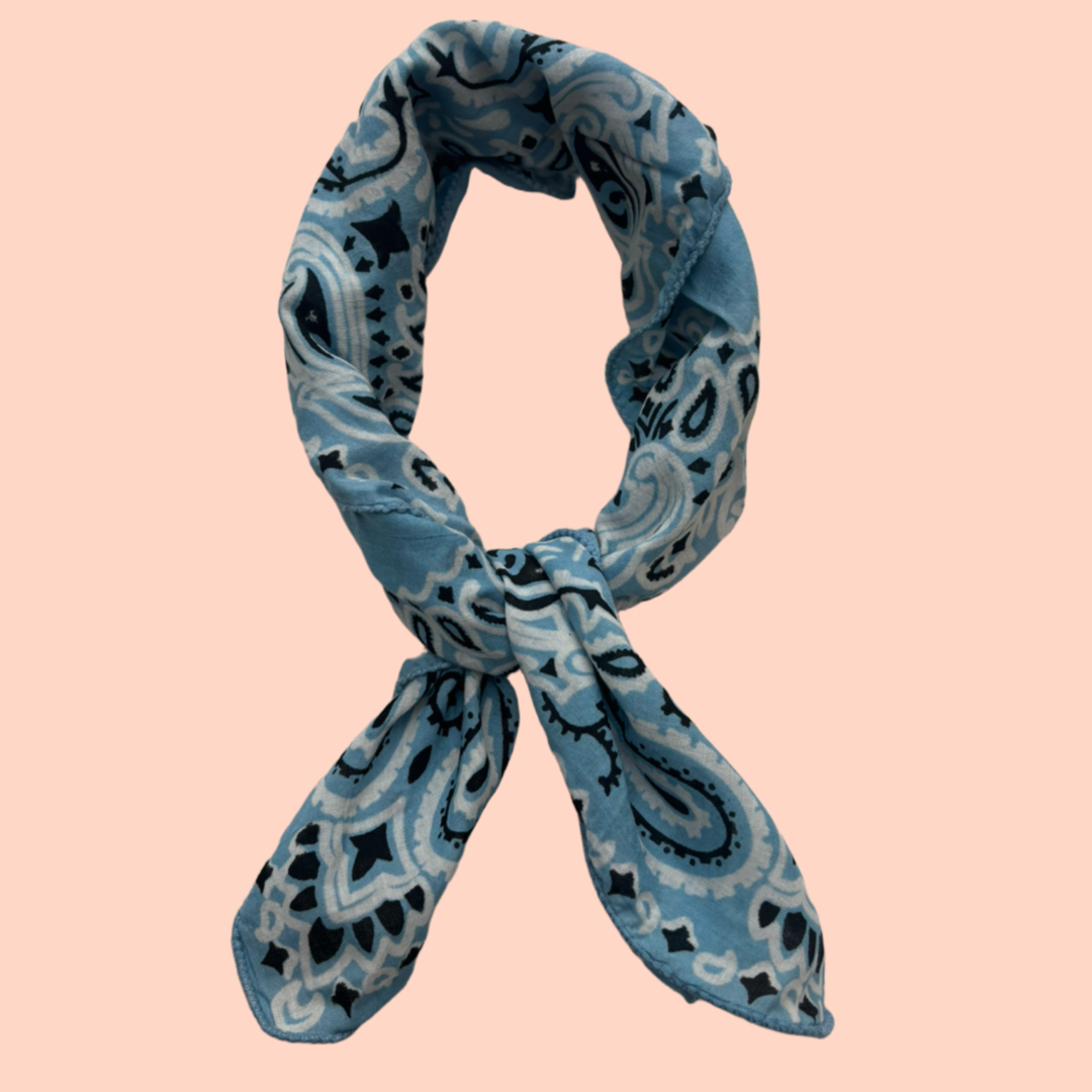 Bandana Scarf - Sky Blue