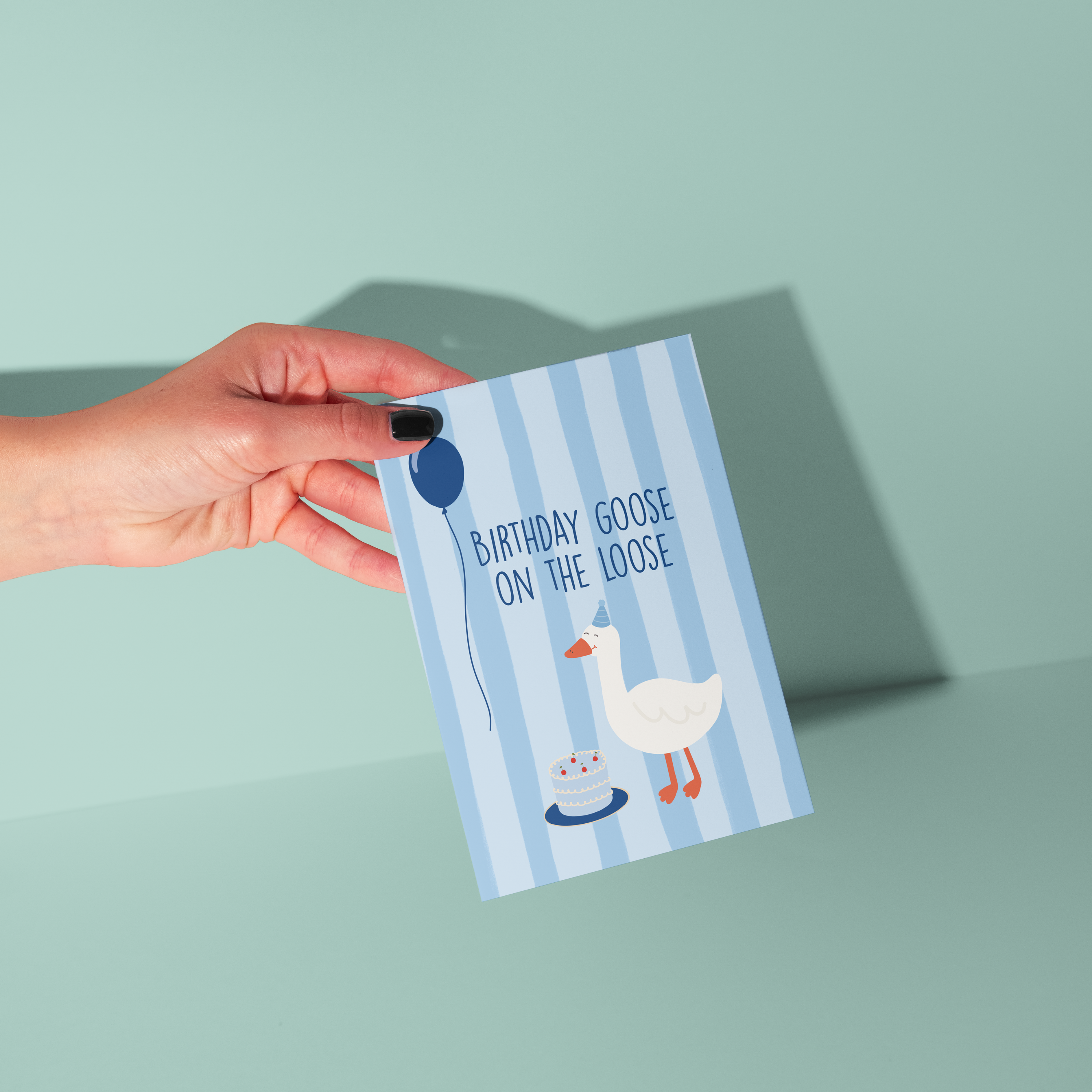 Kids Birthday Card - Birthday Goose | Silly Goose Card