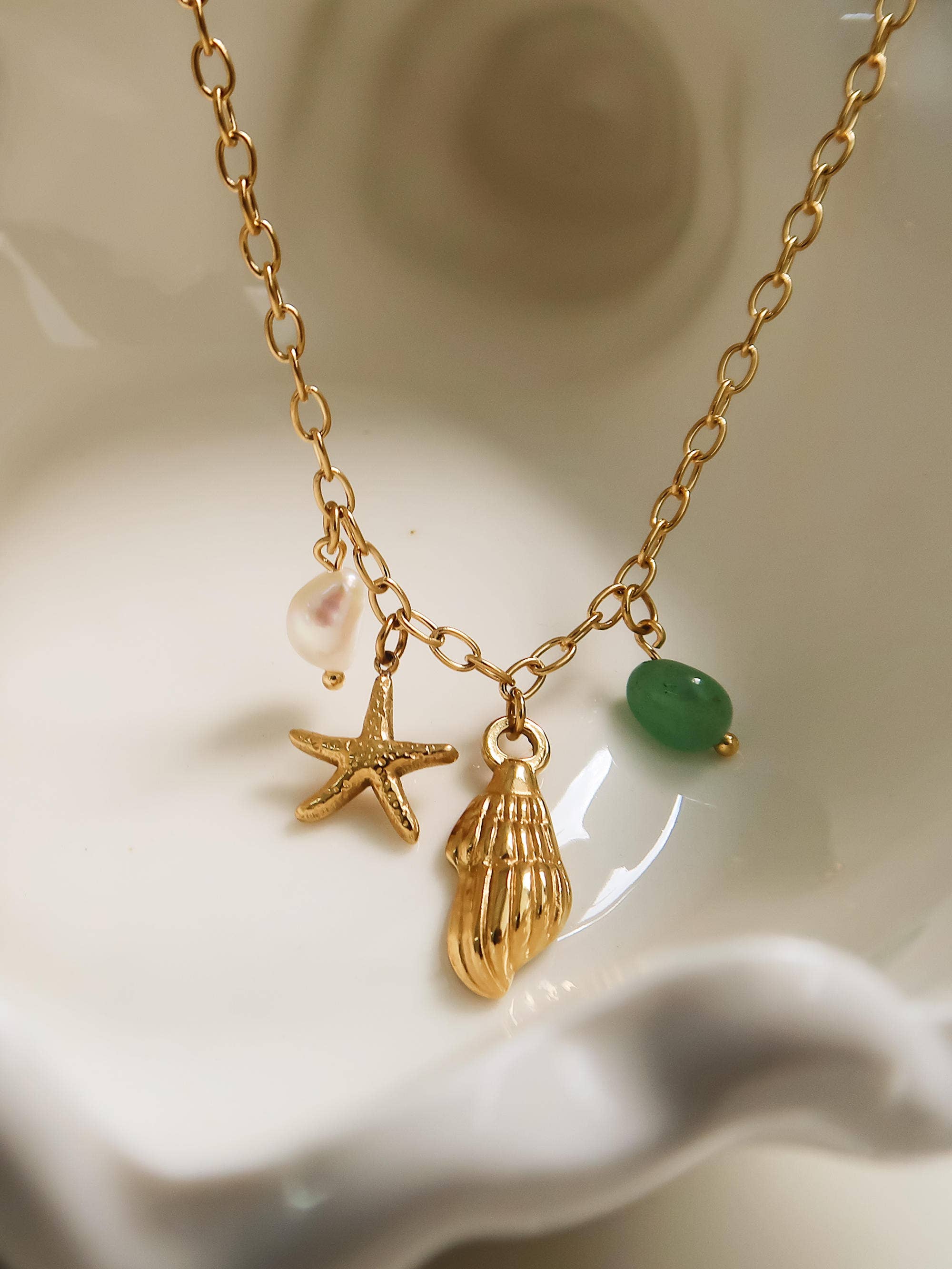 Bonbon Pearl & Shell Necklace