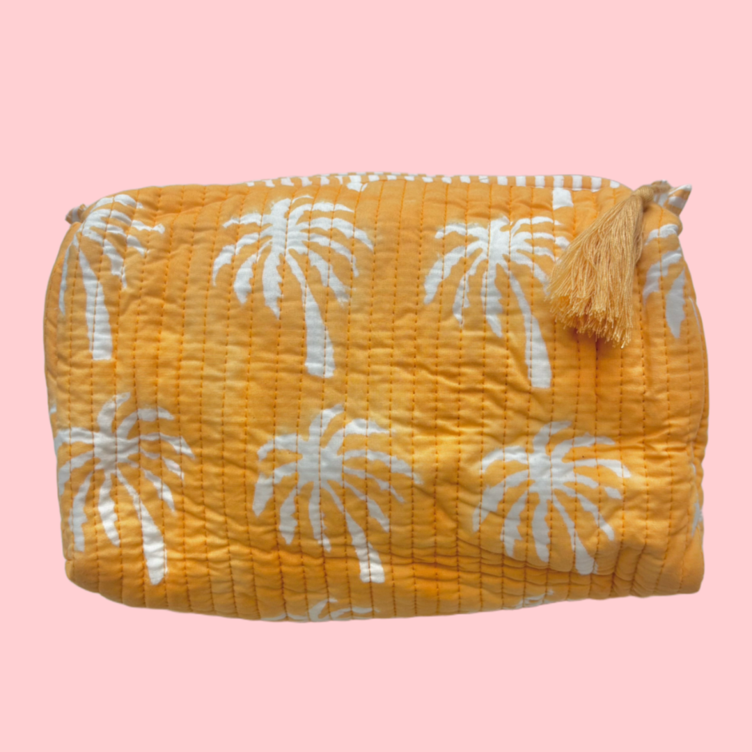 INDIE COSMETIC BAG [PALM TREE GELATO]