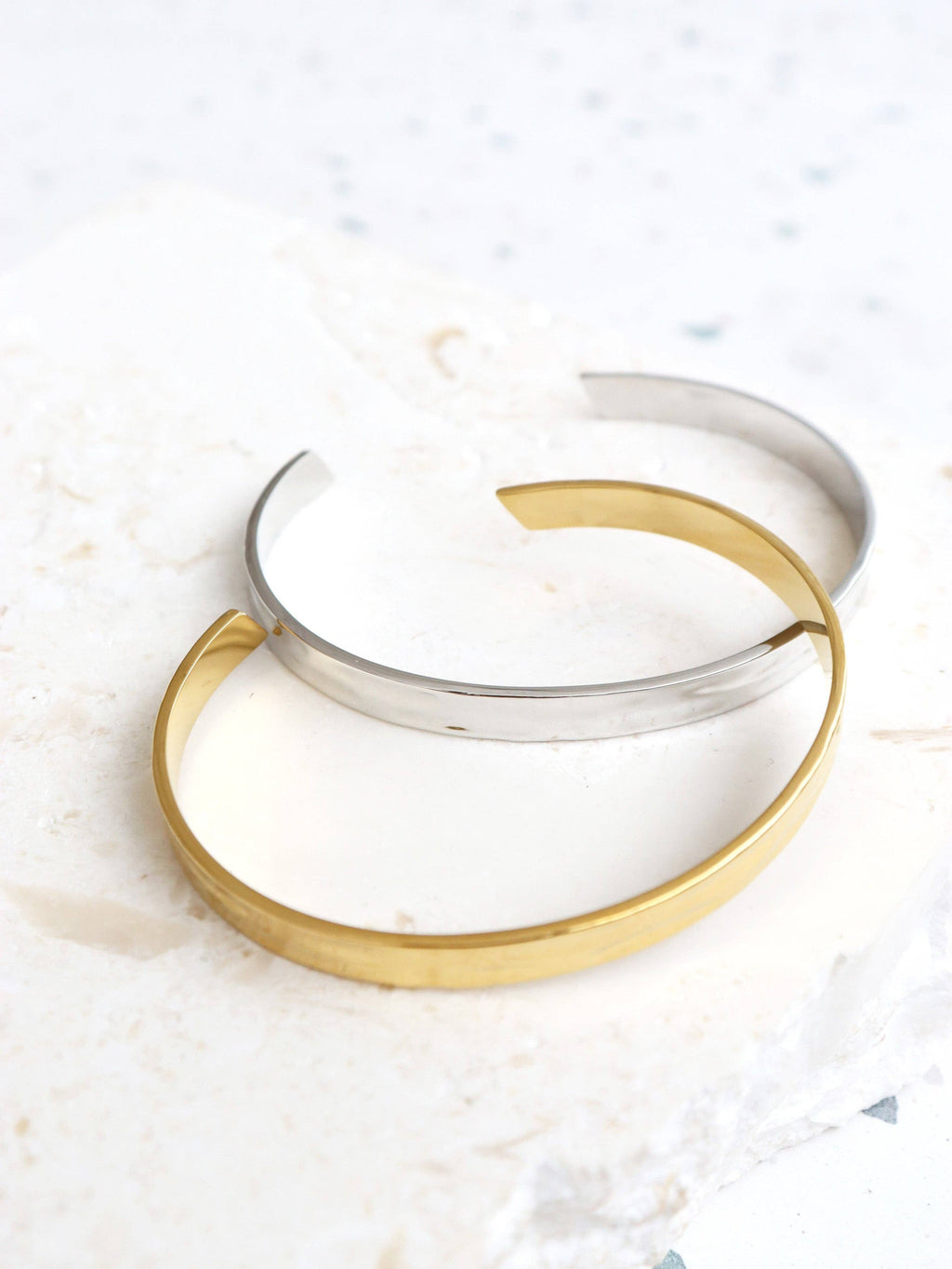 Toro Skinny Open Cuff 18K Gold Plated Bangle