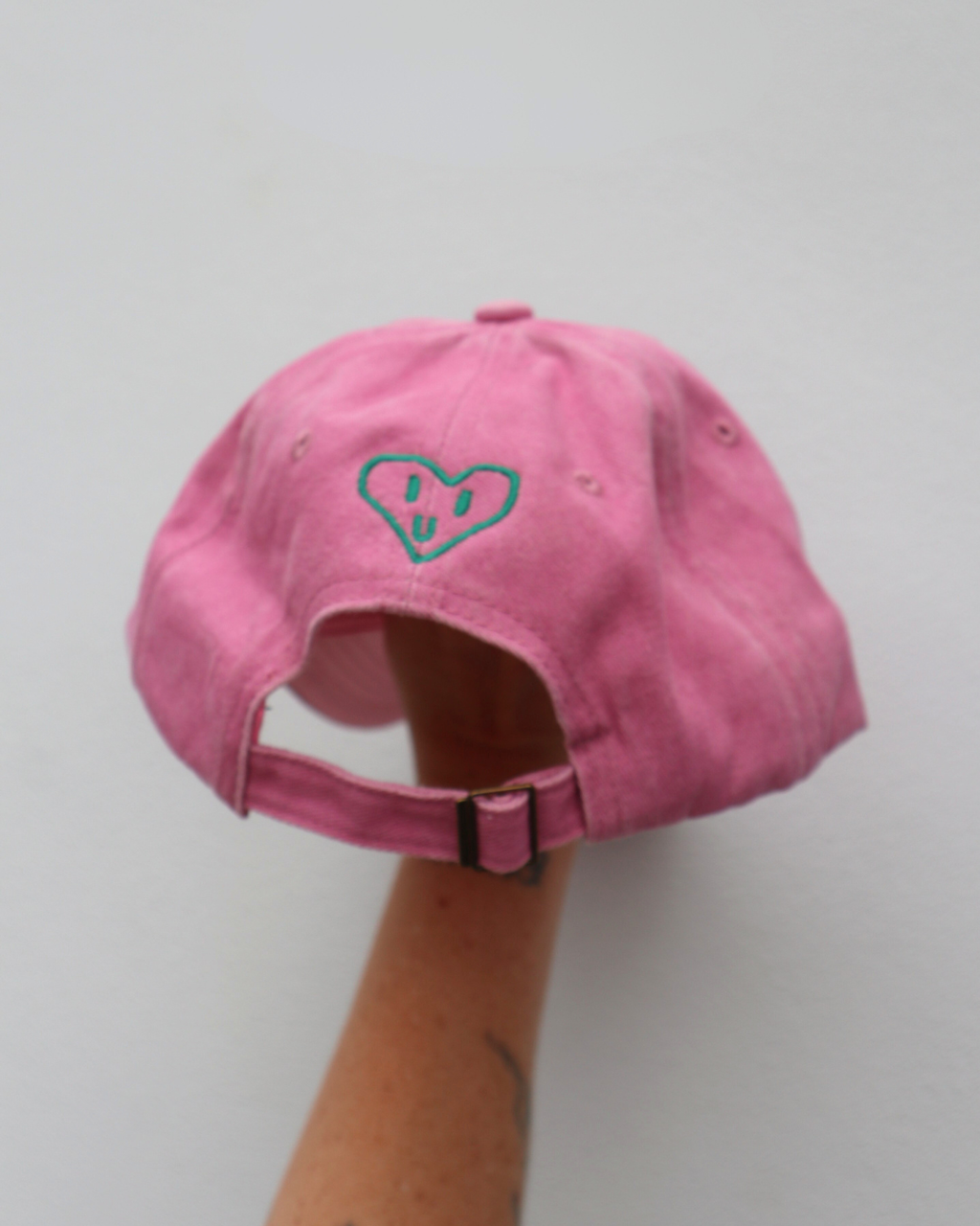 Heart Full Adults Cap: Purple / Cream
