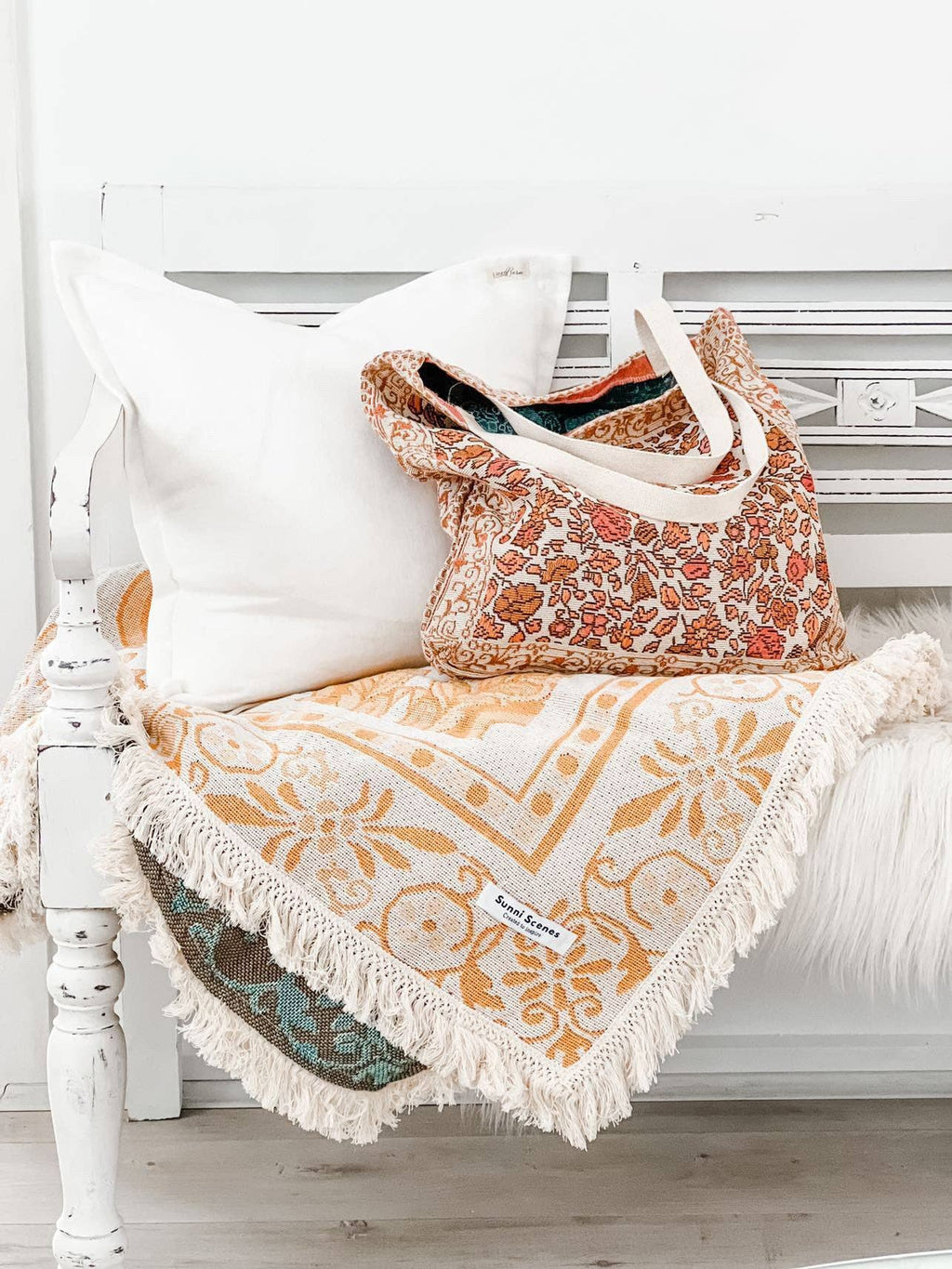 Posie Beach Tote Bag