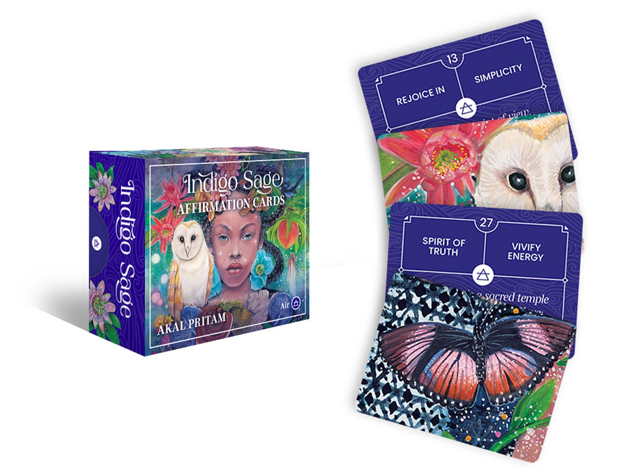 Indigo Sage (40 Full-Color Affirmation Cards)