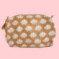 Indie Cosmetic Bag - Peach Seashell [Medium]