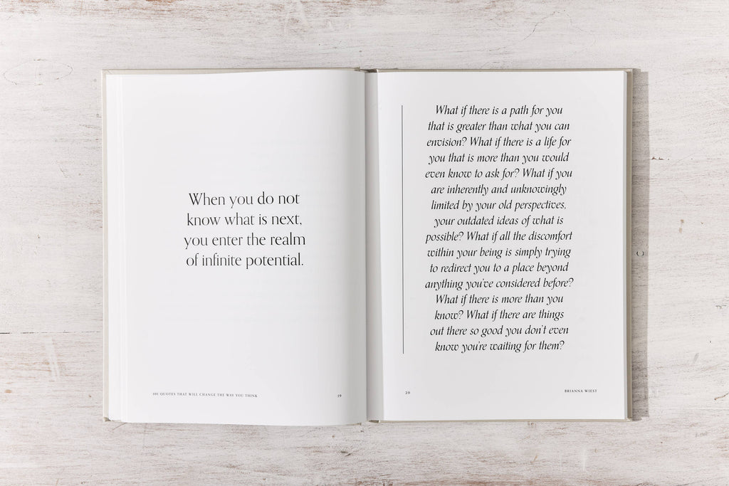 101 Quotes That Will Change The Way You Think - coffee table book