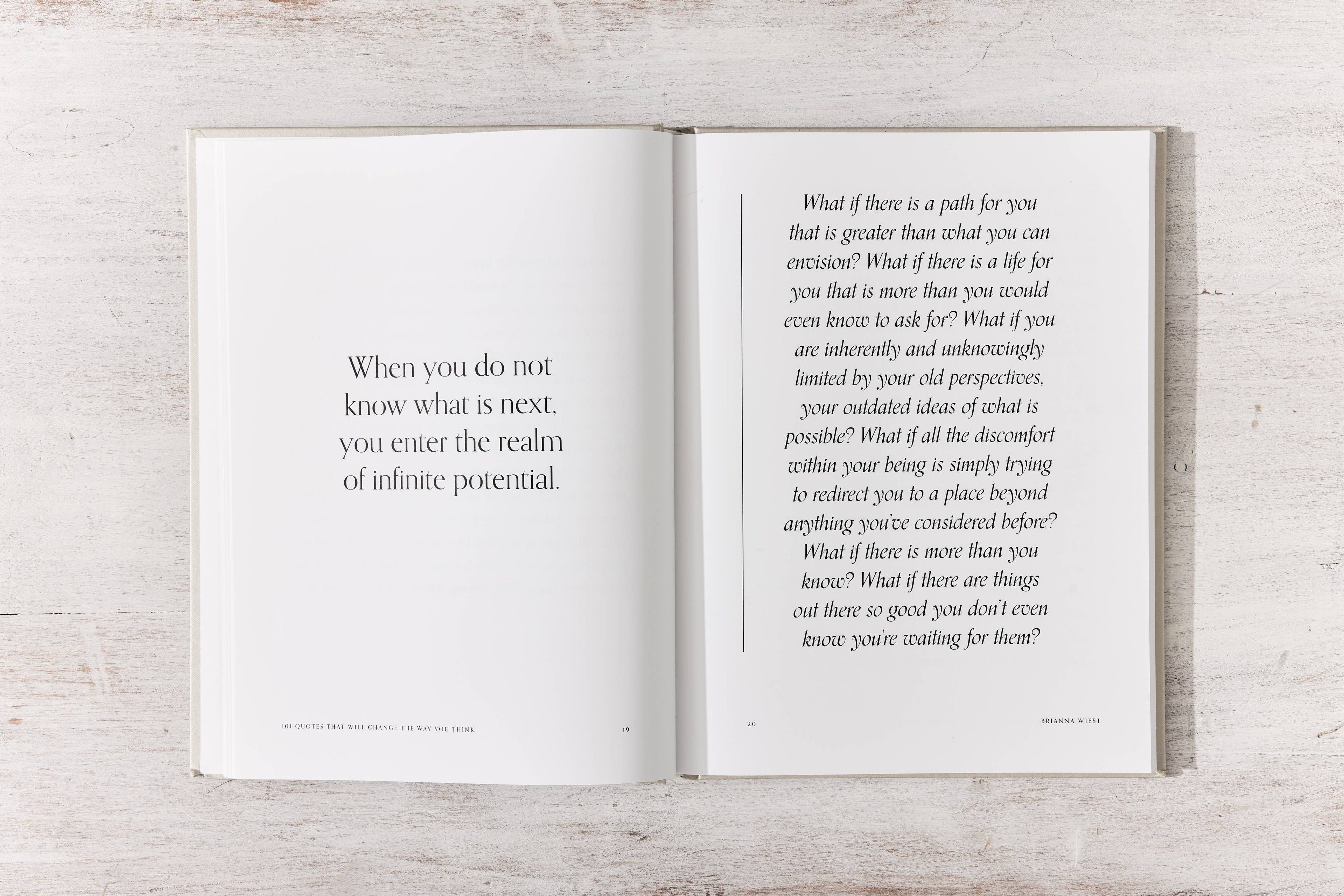 101 Quotes That Will Change The Way You Think - coffee table book