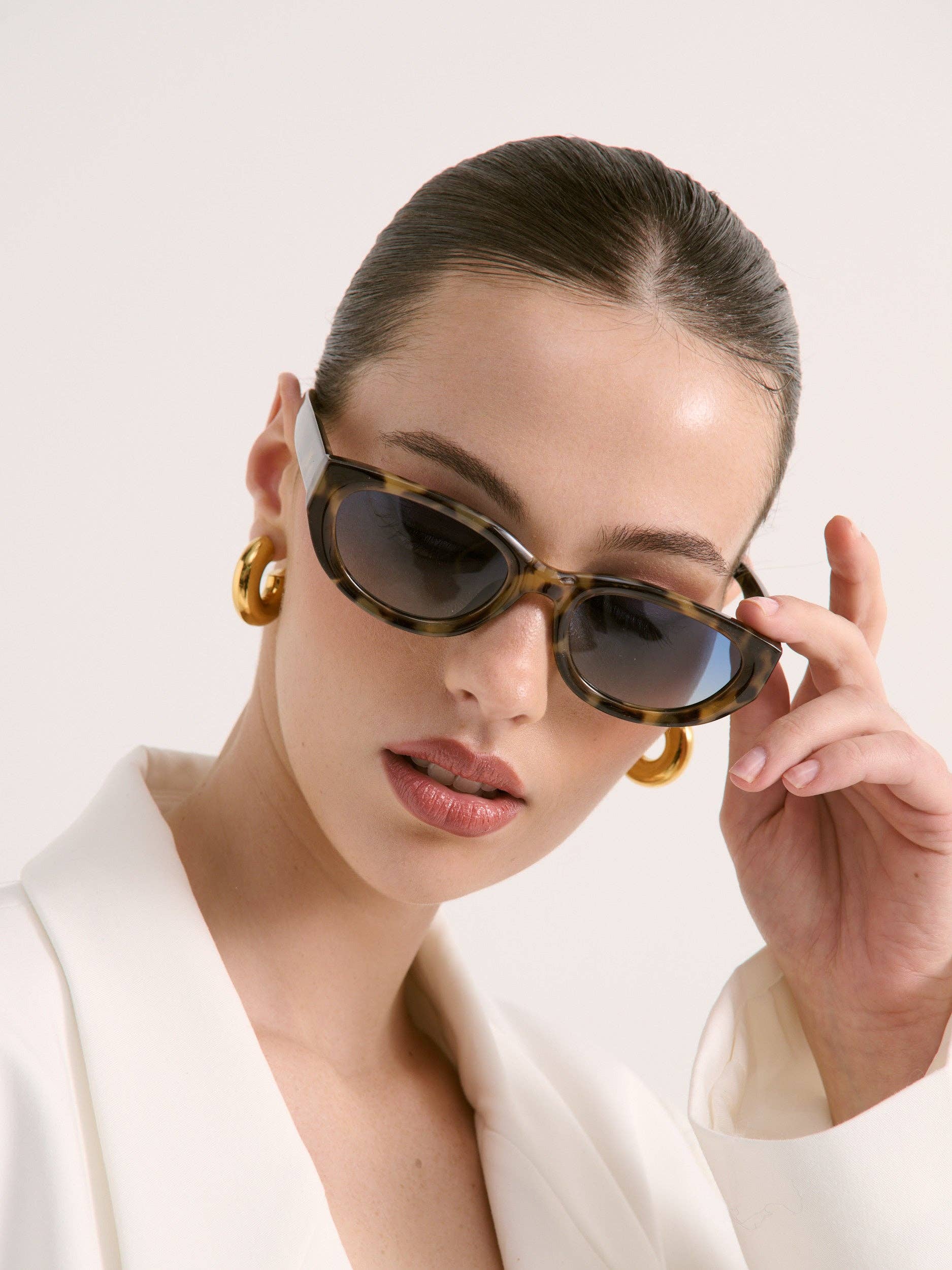 Dustin Polarised Sunglasses In Tort