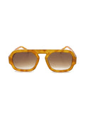 L&S Retro Aviator Sunglasses in Vintage Tort