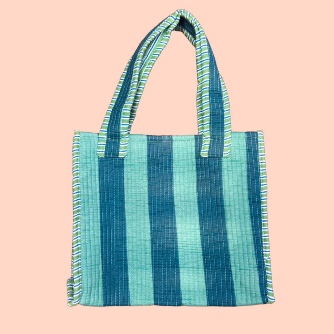 The Mini Tote - Vacay Stripe