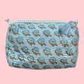 INDIE COSMETIC BAG [HYDRANGA BLUE]