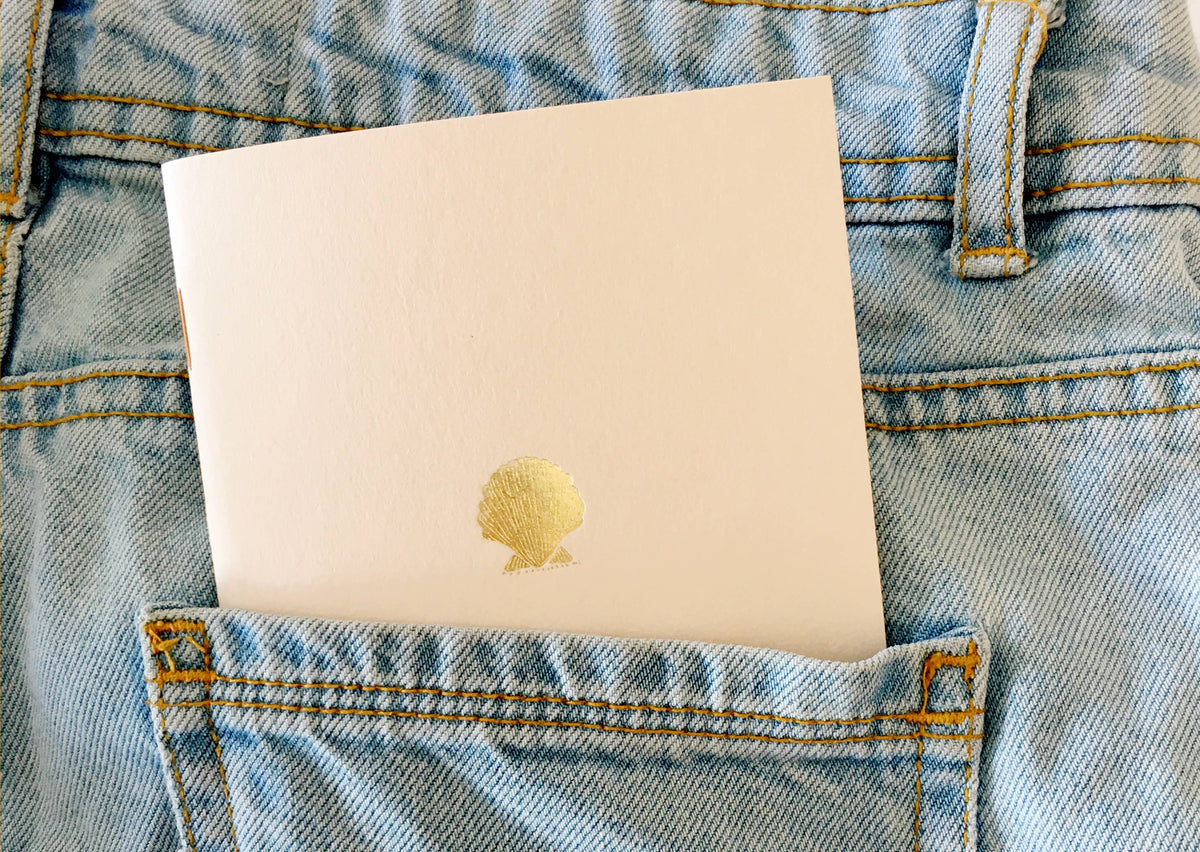 Mini Seashell Pocket Notebook