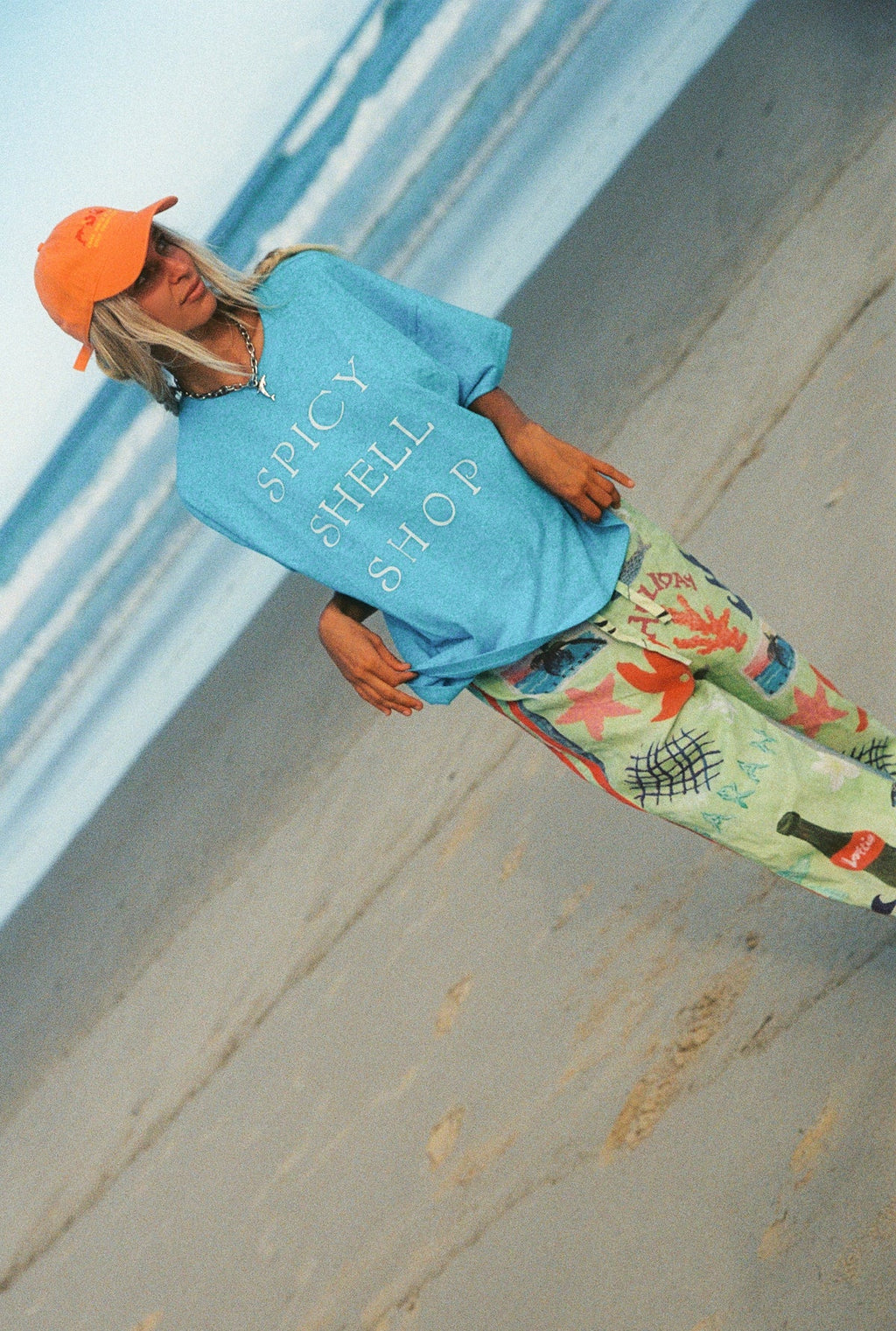 Hemp Baby Blue Shell Shop Tee