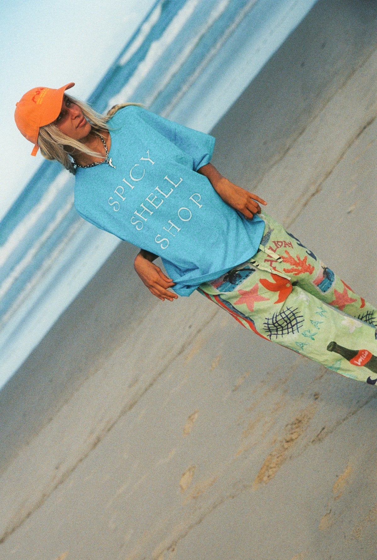 Hemp Baby Blue Shell Shop Tee