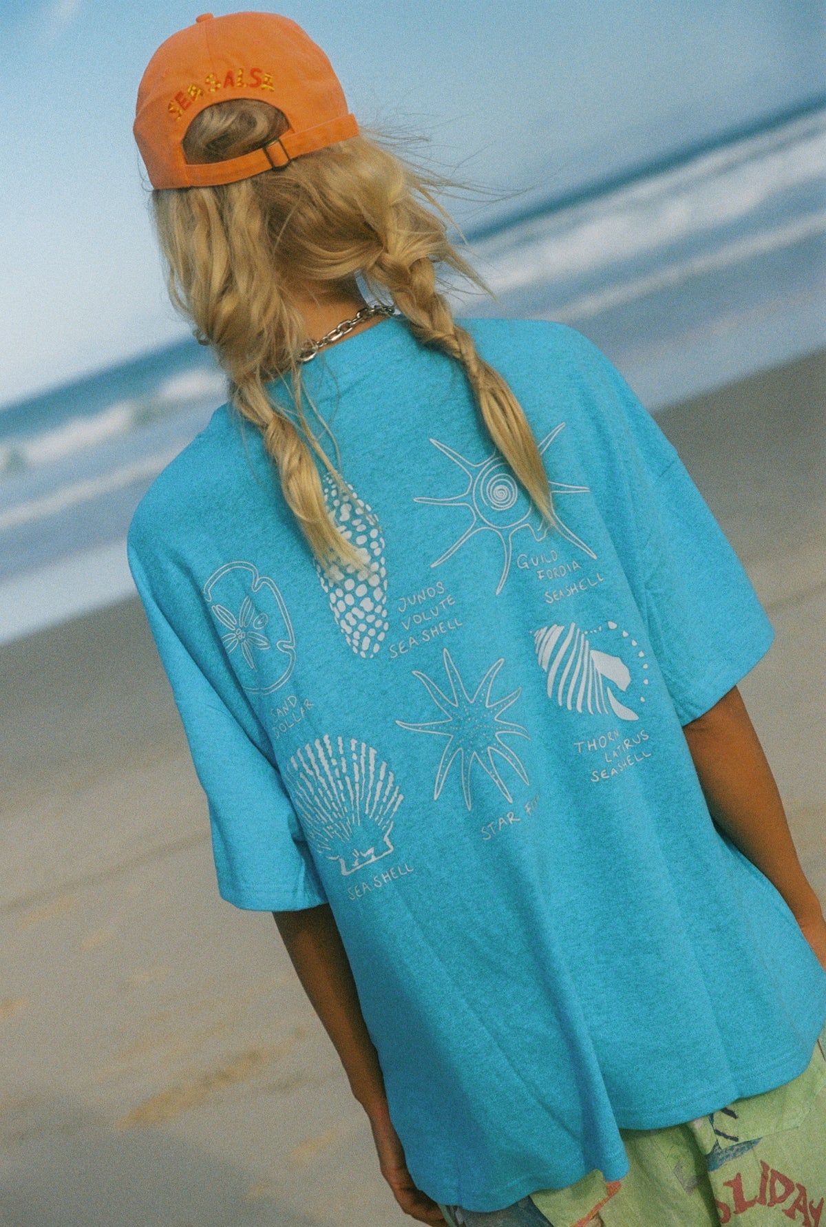 Hemp Baby Blue Shell Shop Tee