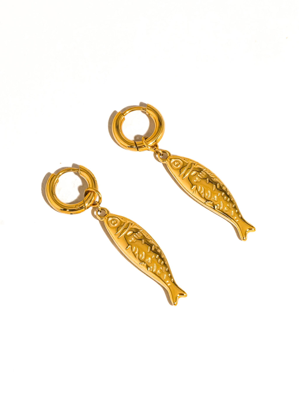 Fish Hoop Earrings
