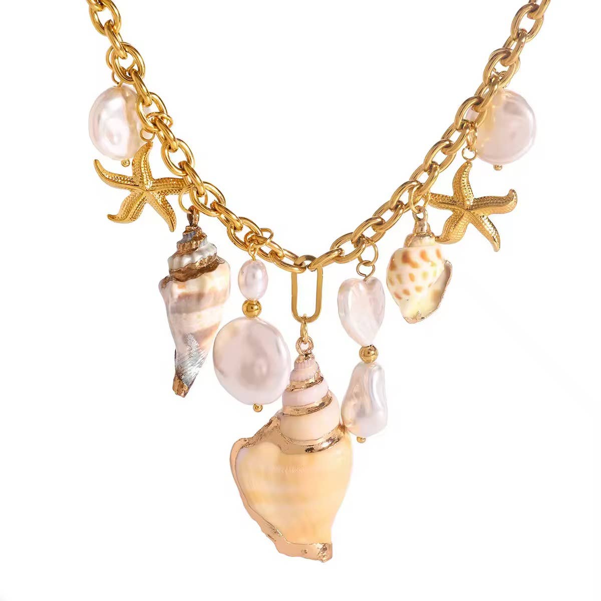 Ocean Treasure Charm Necklace