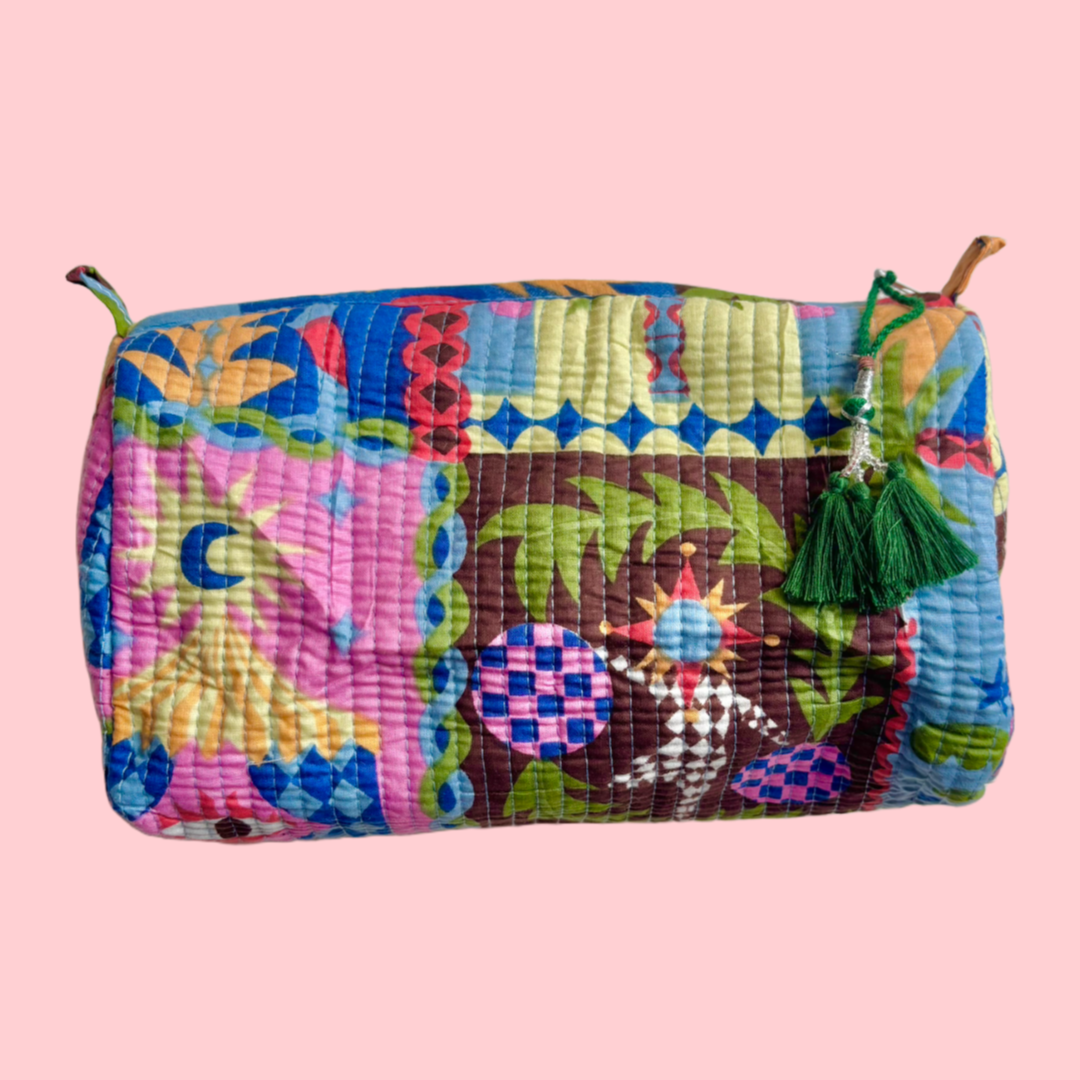 Indie Cosmetic Bag - Circus [Medium]