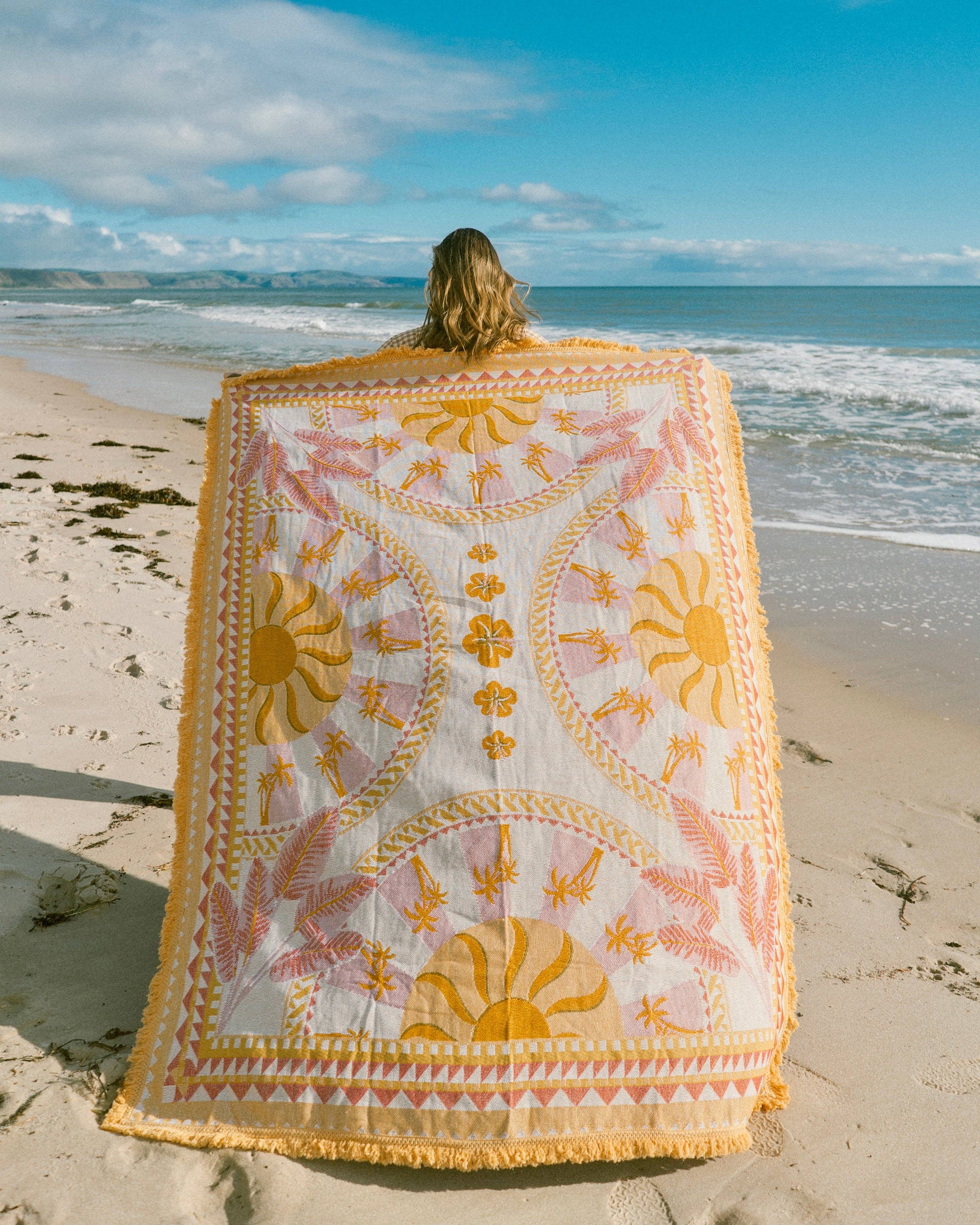 Soli - Picnic Beach Throw Rug - XL