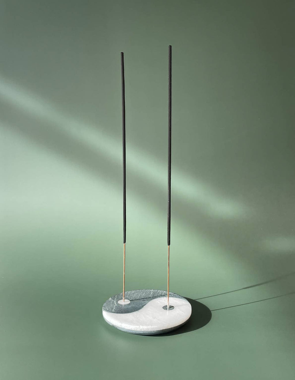 Yin Yang Marble Incense Holder