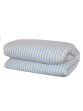 Butter Blue Seersucker Quilt Cover [Super King]