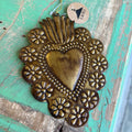 Floral Tin Sacred Hearts [Large]