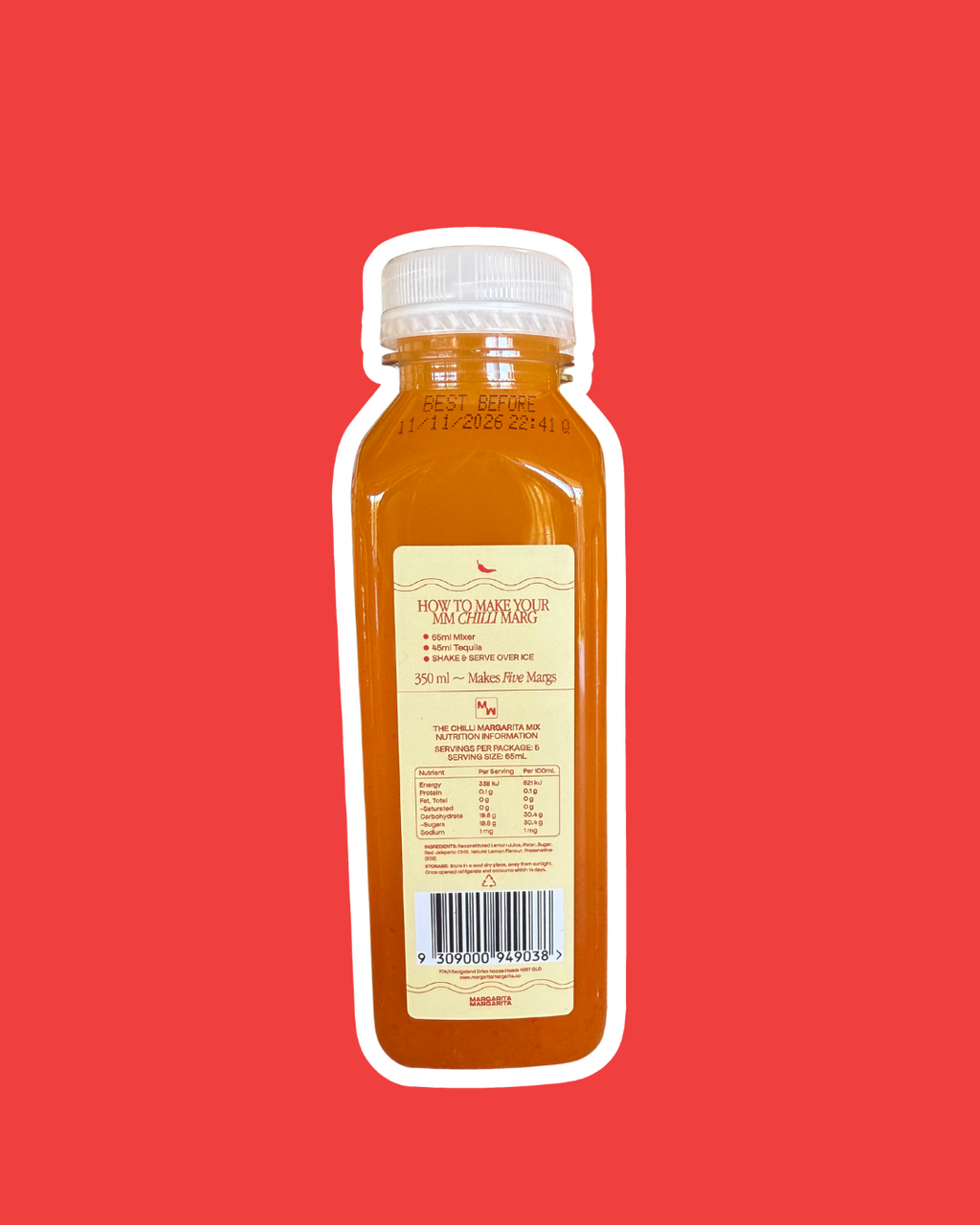 The Chilli Margarita Mix 350ml