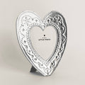 Faux Tin ~ Heart travel/desk frame ~ silver