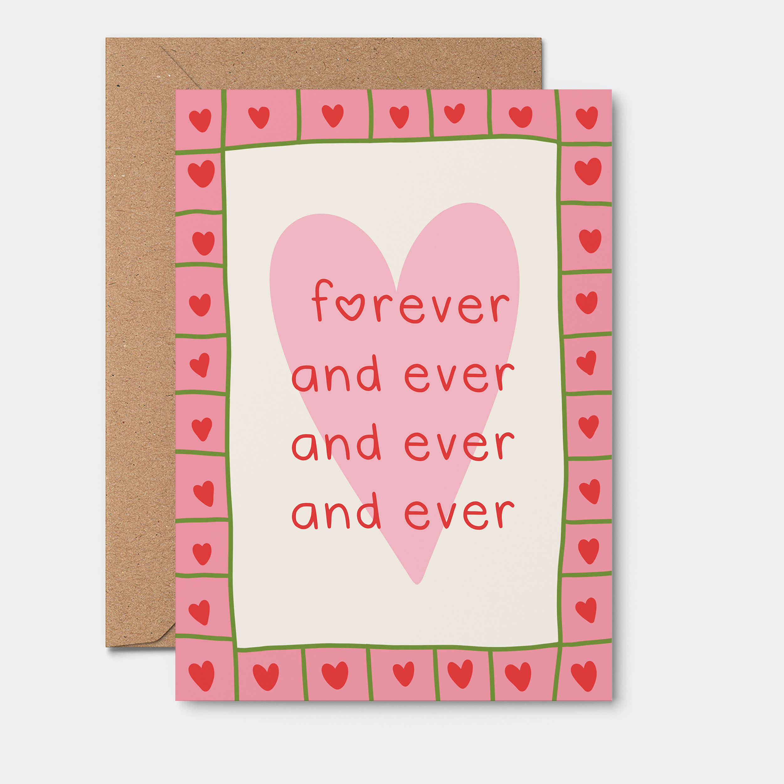 Forever & Ever | Wedding Card | Engagement Card | Love Card