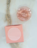 Glass Bubble Incense Holder - Peach Pink Translucent