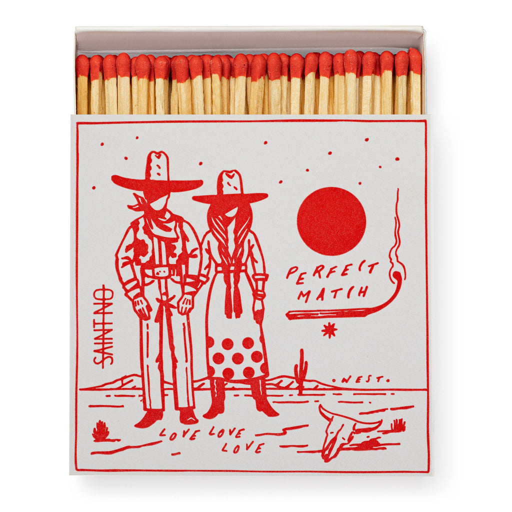 Cowboy Perfect Match Luxury Matchbox