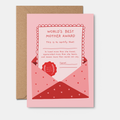 Mother's Day Card | World's Best Mother Award