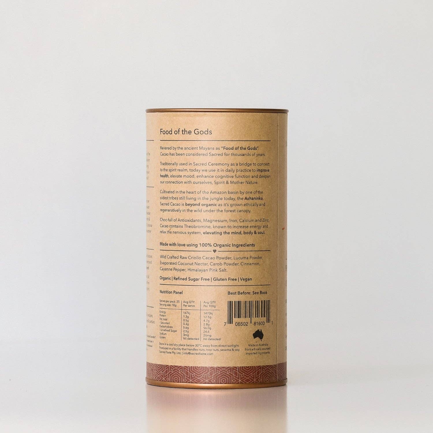 Sacred Taste Fire - Chilli Cacao 250g