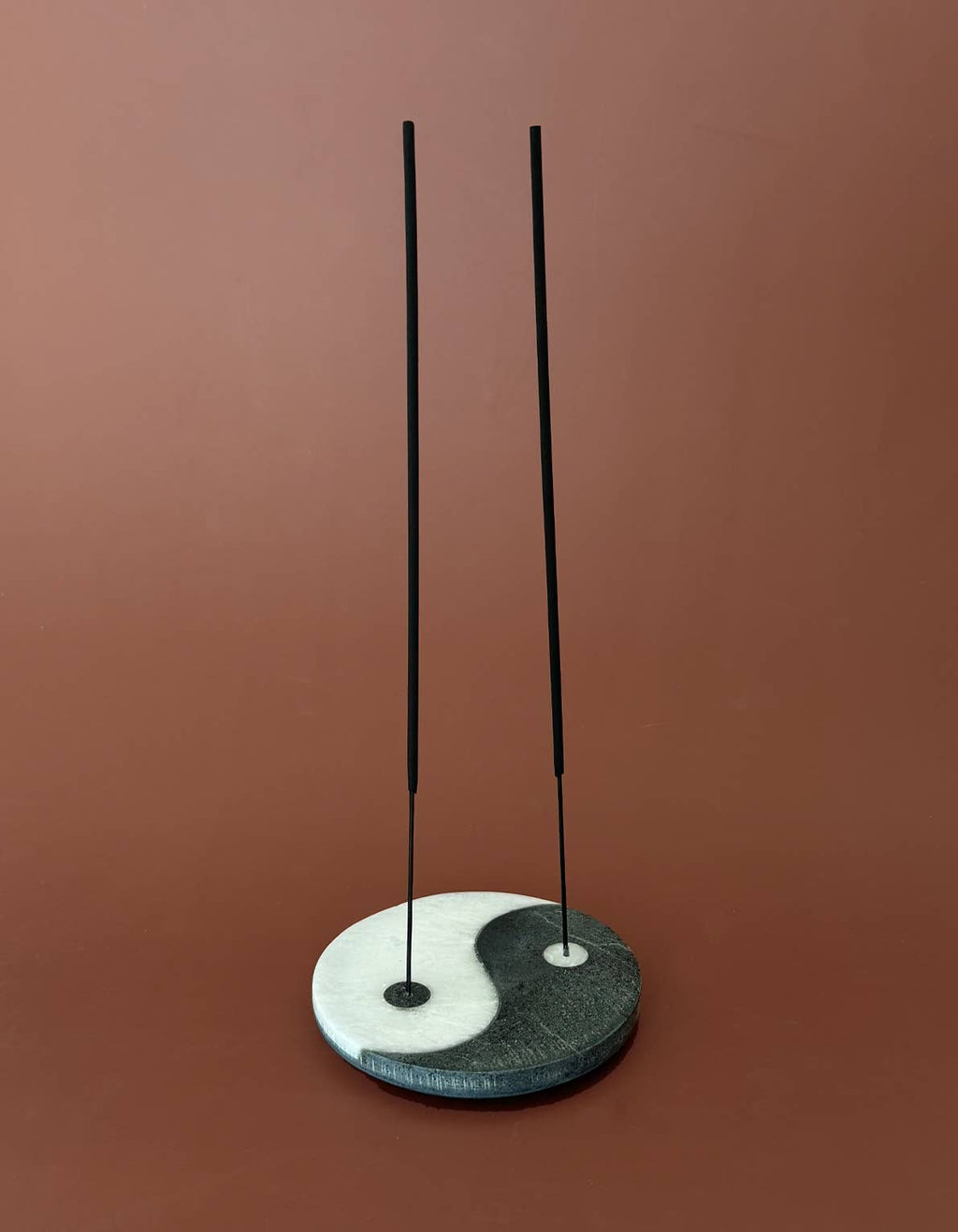 Yin Yang Marble Incense Holder
