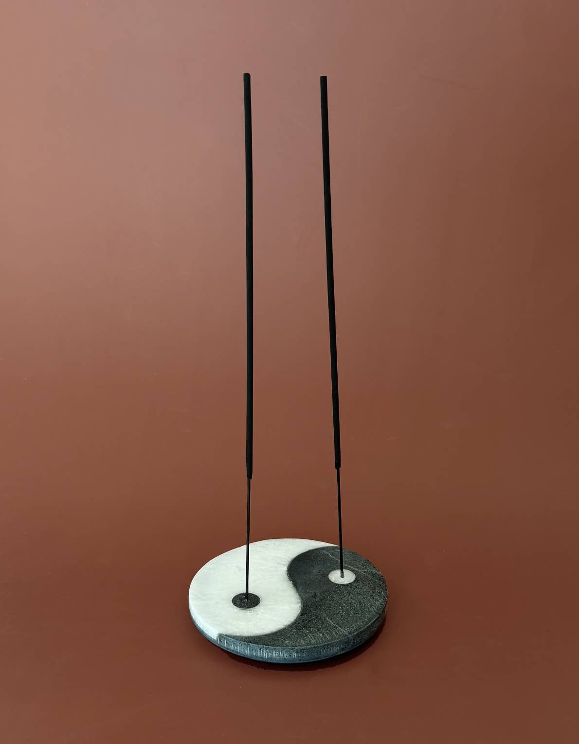 Yin Yang Marble Incense Holder