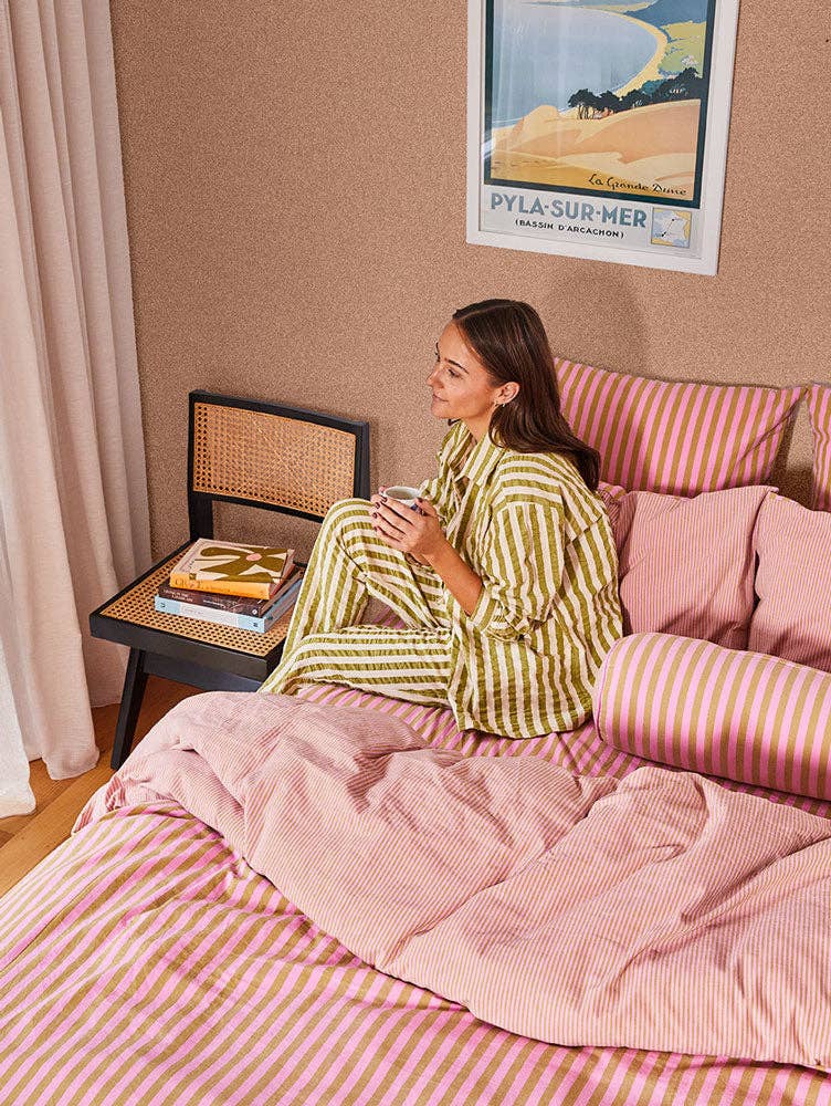 Lilac Sprout Quilt Cover: King