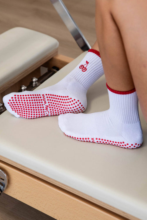 Cherry Grip Socks: Small EU 35-37