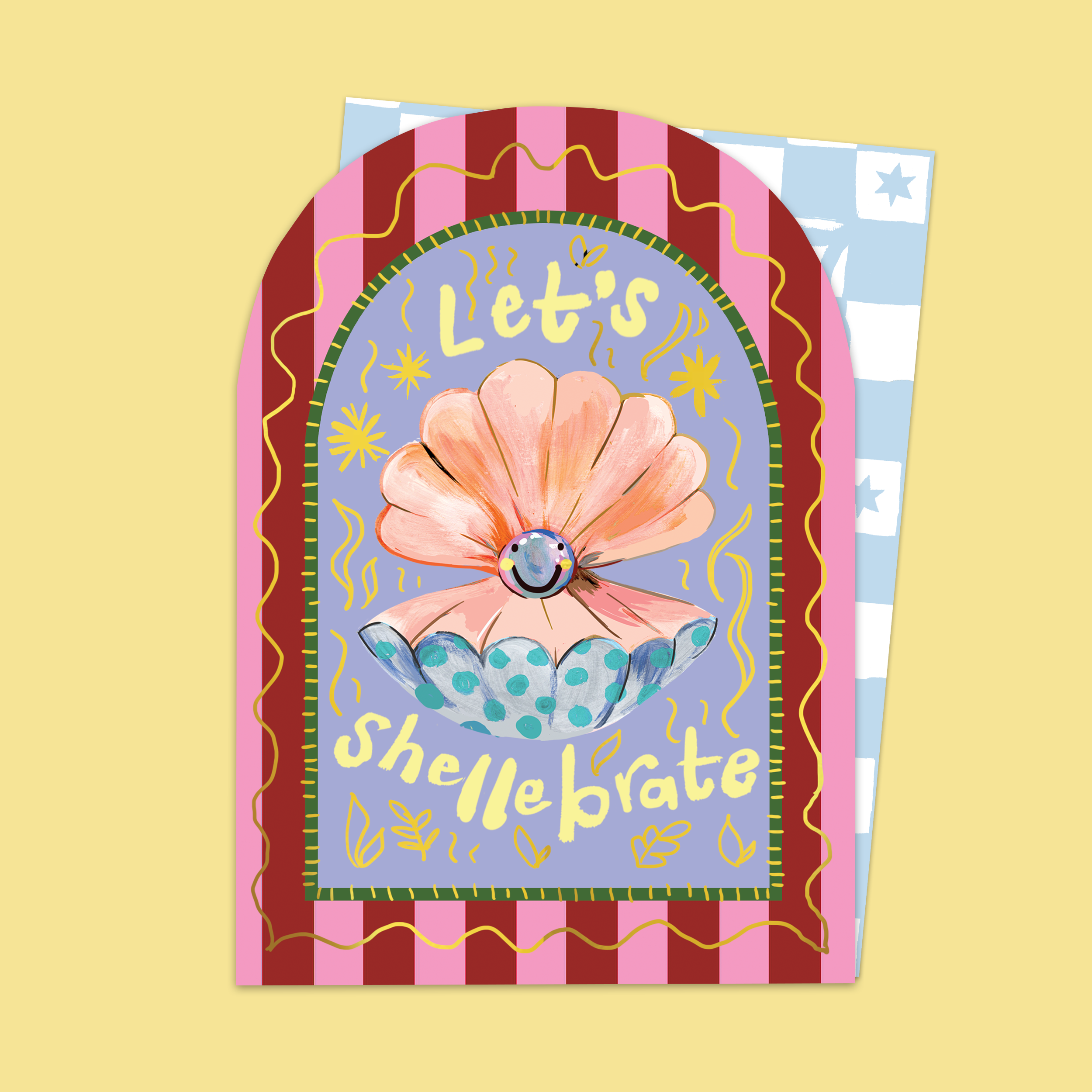 Let's Shellebrate Arched Card