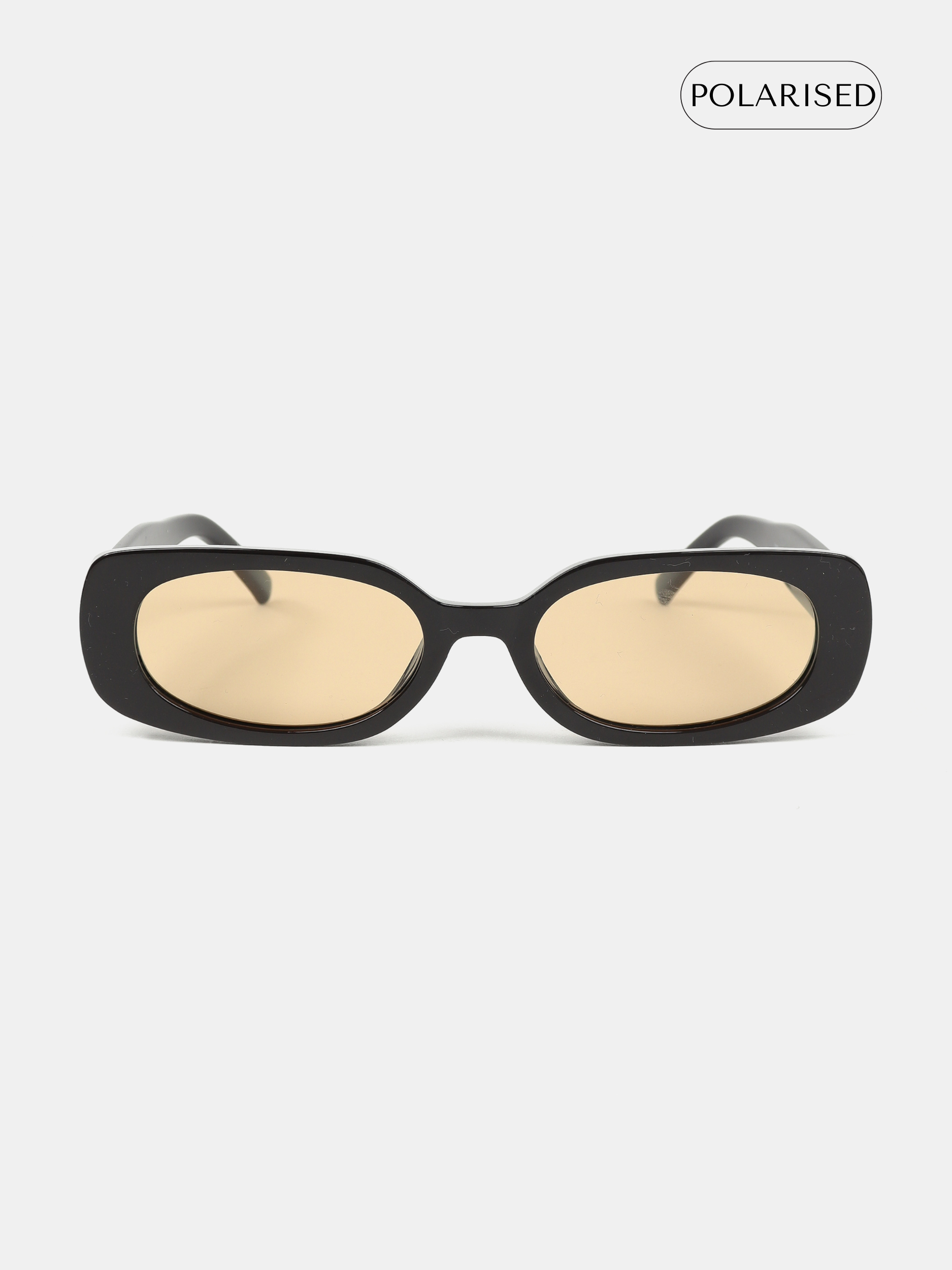 L&S Bijou Polarised Sunglasses in Brown