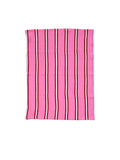 Raspberry Stripe Tea Towel