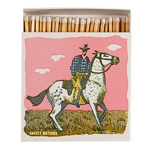Pink Cowboy Luxury Matches