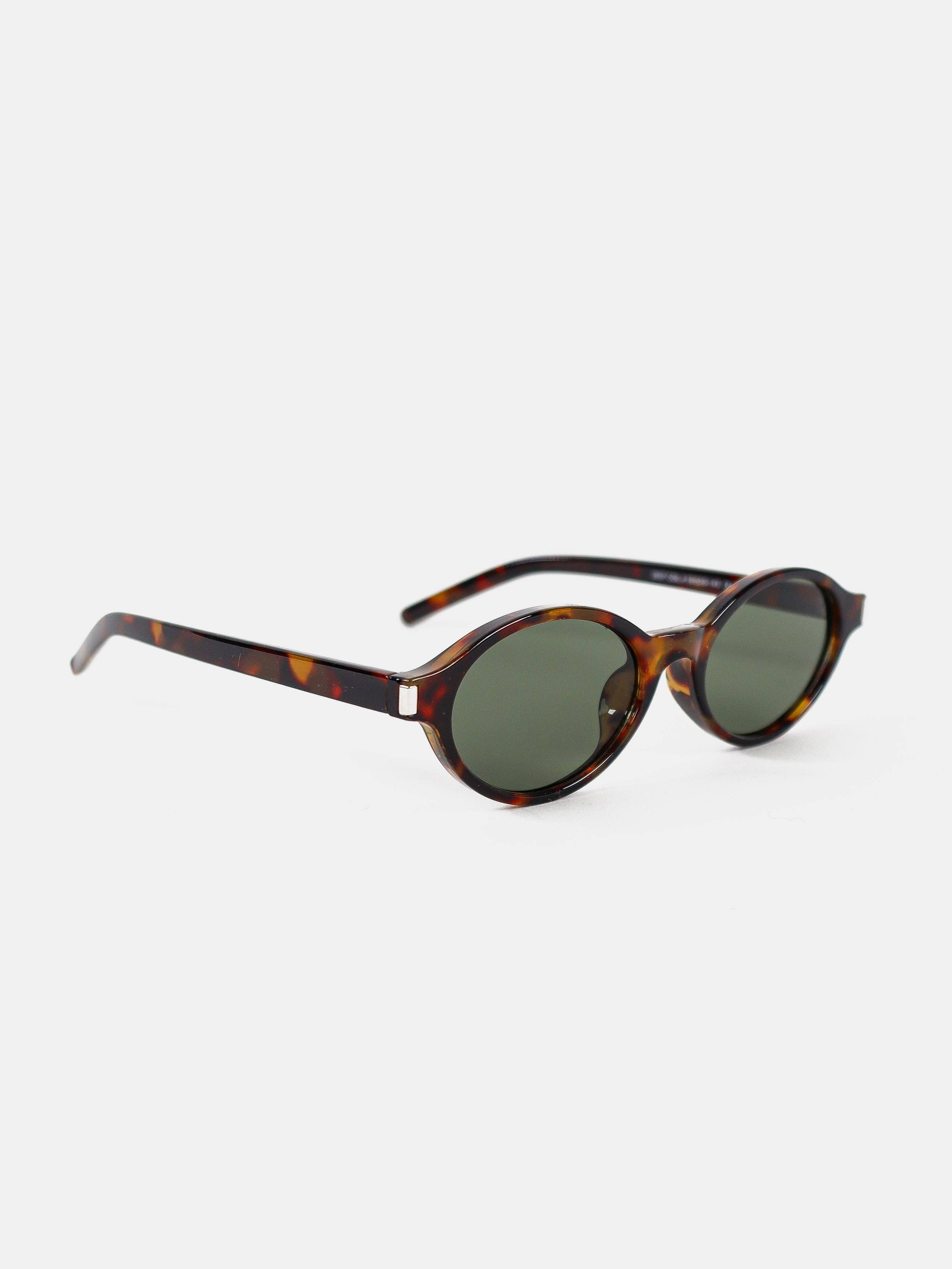 L&S Lexi Oval Sunglasses in Tortoise