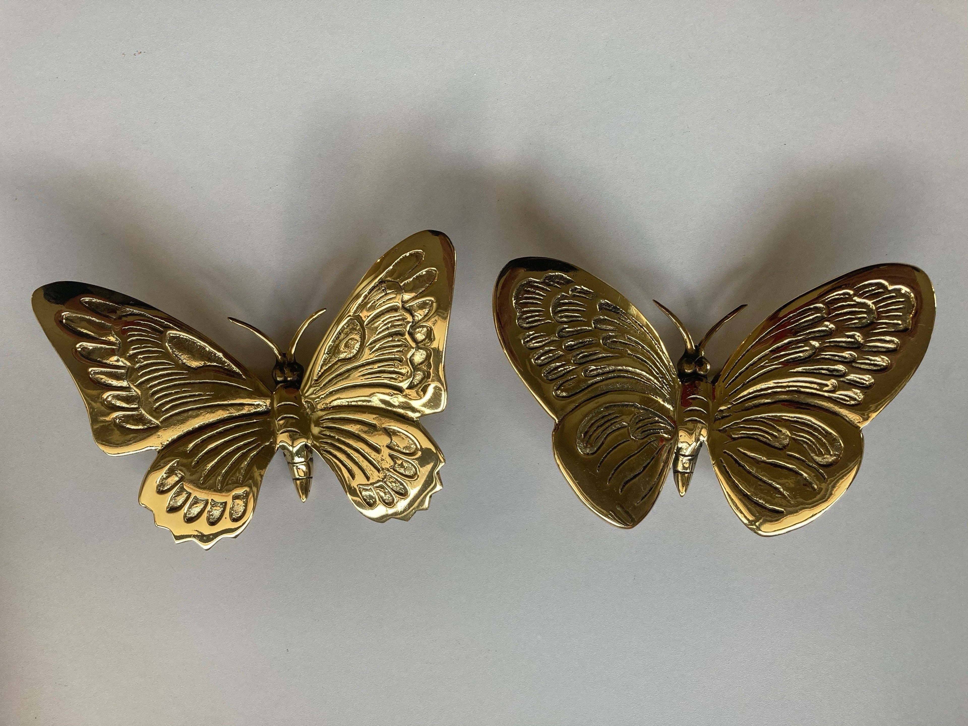 Bronze Butterfly Sculpture – Rounded Wings (13cm)