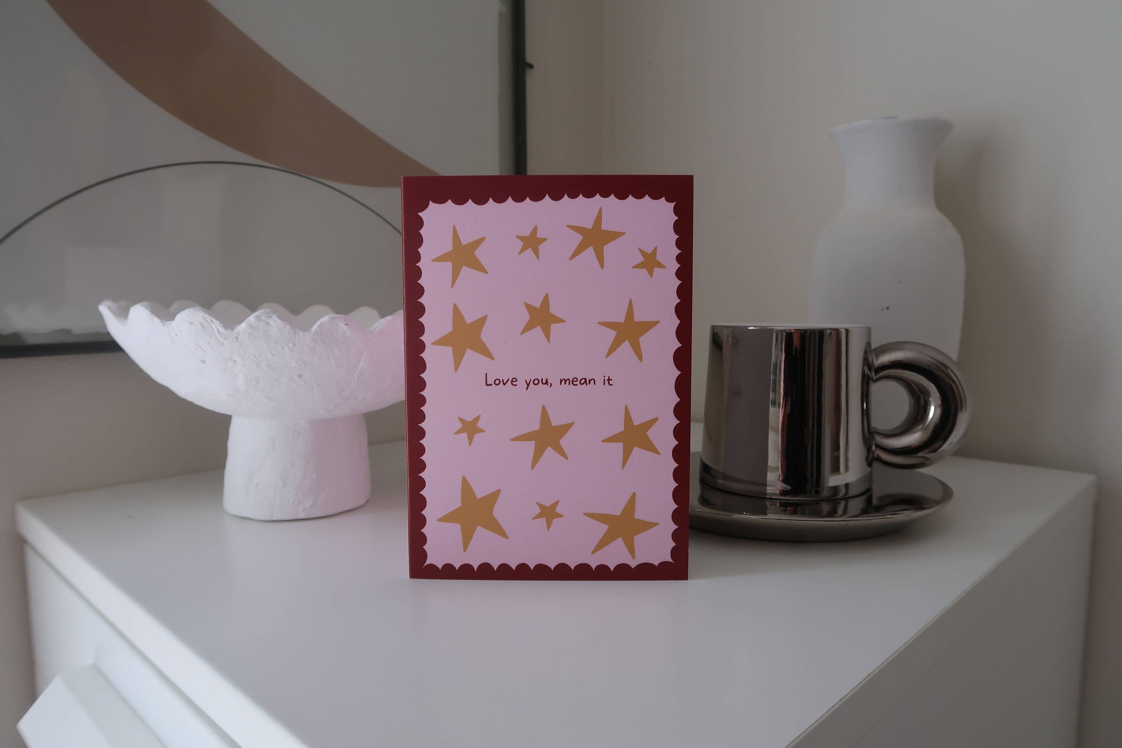 Love You, Mean It | Love Card | Anniversary Card