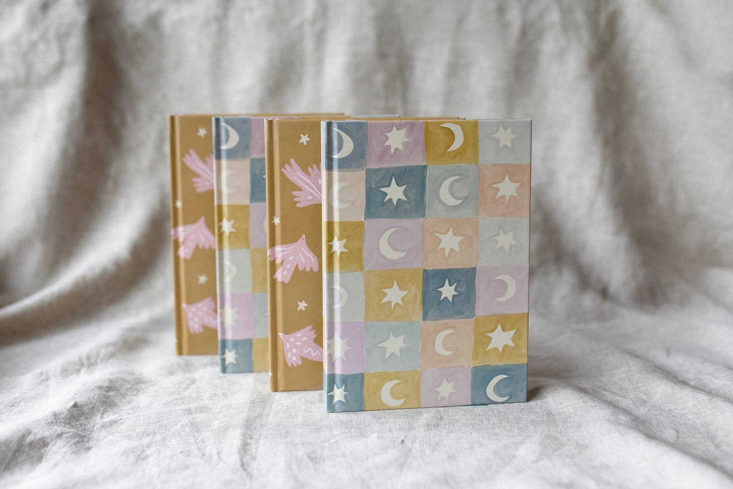 A5 Lined Journals: Moon and Stars