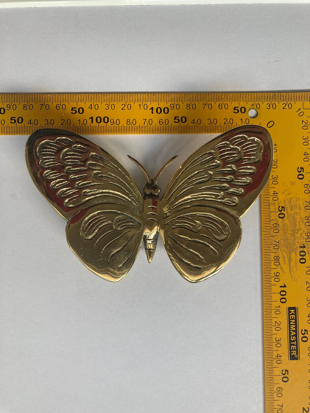 Bronze Butterfly Sculpture – Rounded Wings (13cm)