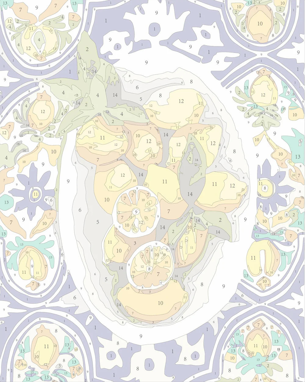 Amalfi Lemons (Mini) Paint by Numbers Kit