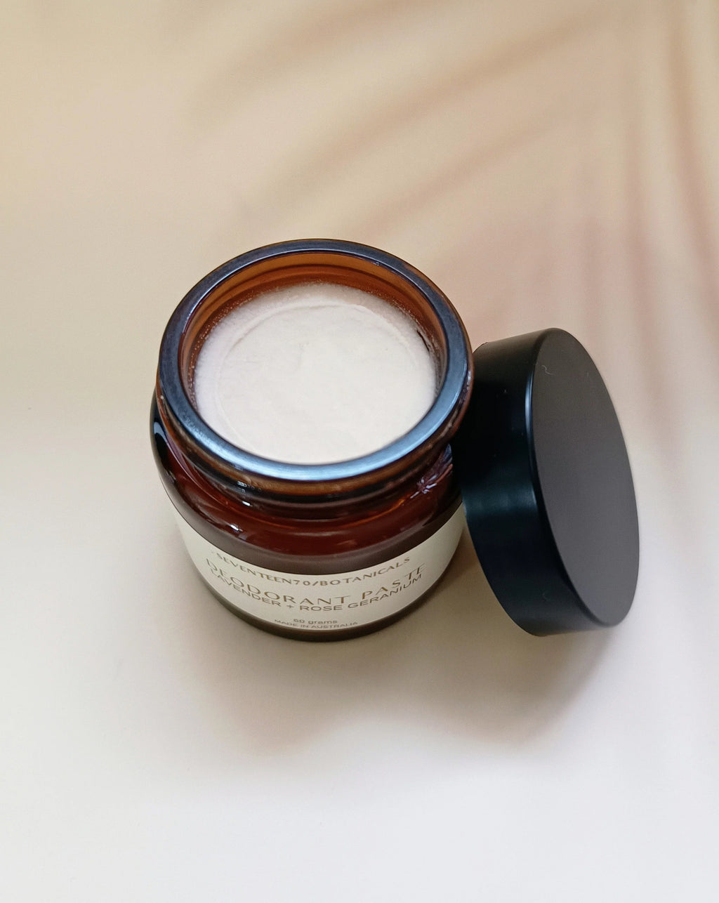 Natural deodorant paste with Lavender + rose geranium