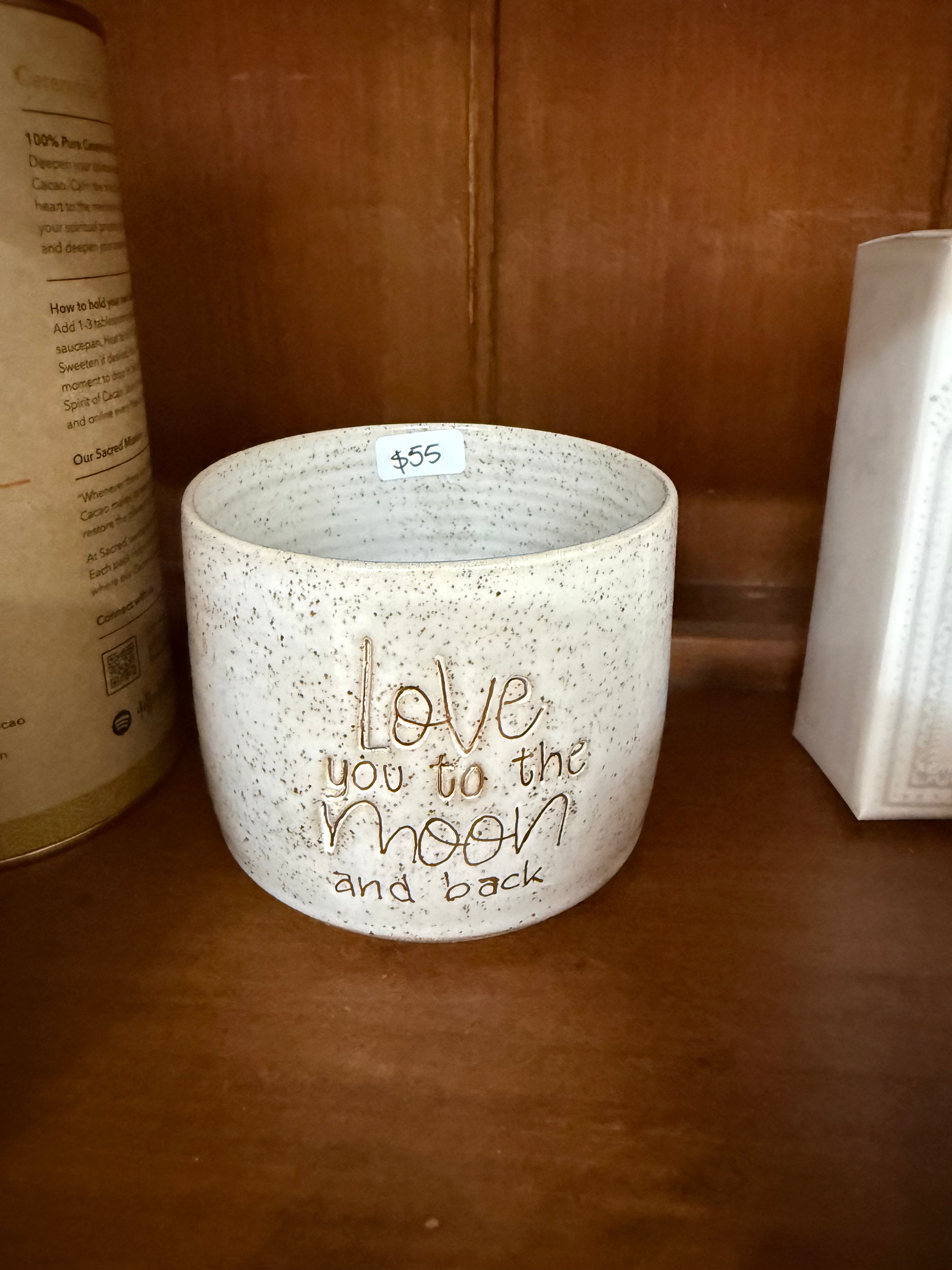 Love You To The Moon and Back - Coffee Mug without handle