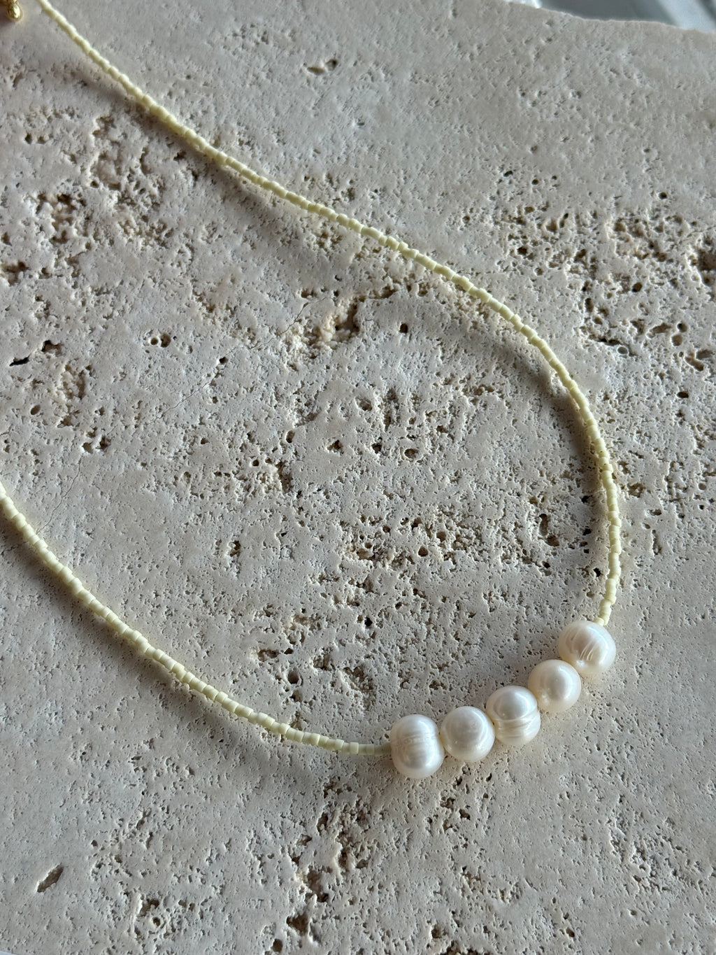Bare Tide Necklace - Butter Yellow